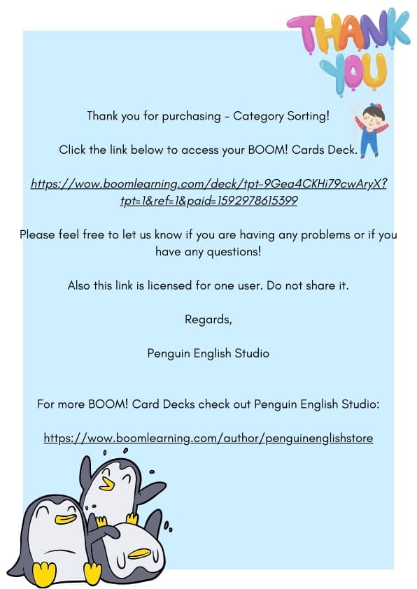 Category Sorting Boom Cards | Digital Vocabulary Sorting Activity | 1st-2nd Grade