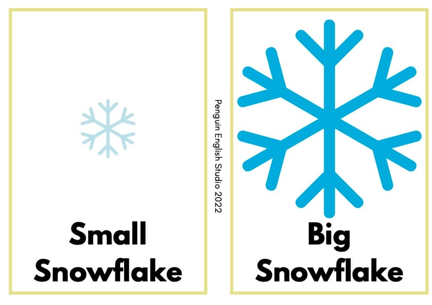 Christmas Adjectives Flash Cards | 20 Describing Word Picture Cards | 1st-2nd Grade ESL
