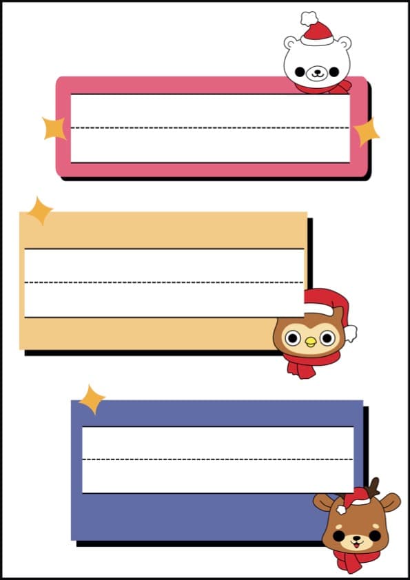Christmas Classroom Decor Pack | Name Tags, Month and Day Labels, Color Cards | K-2