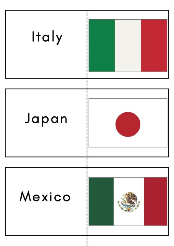 Global Food Flash Cards | Countries, Flags, Famous Dishes and Food Adjectives | ESL