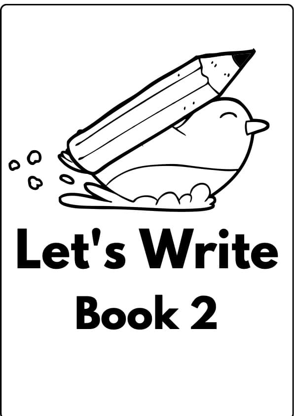 Let's Write Book 2 | Alphabet A-Z and Numbers 1-10 Tracing Workbook | Kindergarten