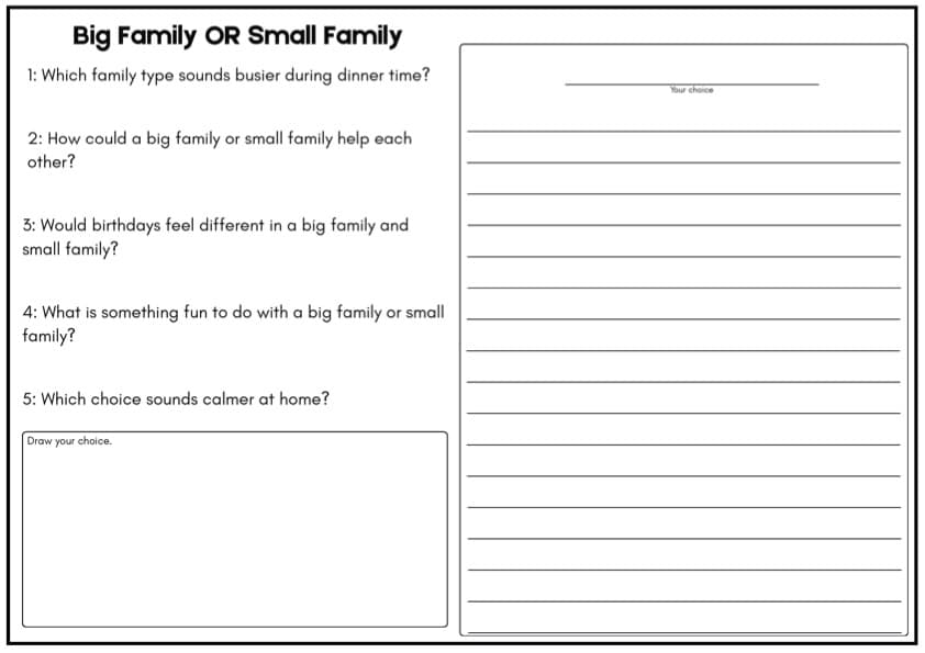 Would You Rather Writing Prompts | 20 Opinion Writing Worksheets with Questions | 3rd-5th Grade