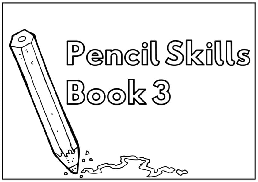 Pencil Control Worksheets Book 3 | Line Tracing, Mazes and Picture Tracing | Pre-K-Kindergarten Fine Motor