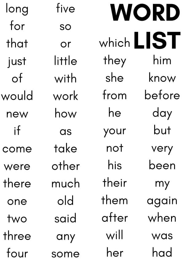 Fry's First 100 Sight Word Flash Cards | 100 Fold Cards with Example Sentences | 1st Grade