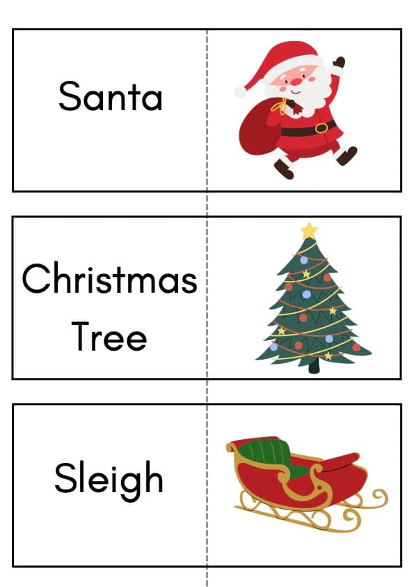 Winter Christmas Flash Cards A 4 A 5 A 6 A 7 Classroom Decoration | 1st Grade Flash Cards